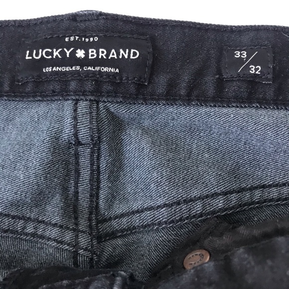 Men’s Lucky Brand Slim 110 Jeans Black 33/32 🖤 - Picture 2 of 5